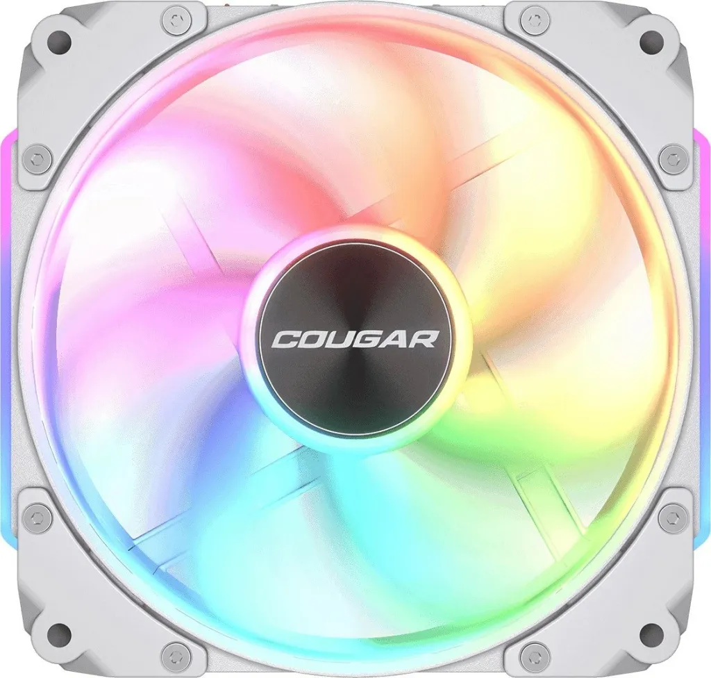 Ventilator kase Cougar Apolar 120 ARGB, 120mm, reverse blade, bardhë - 1