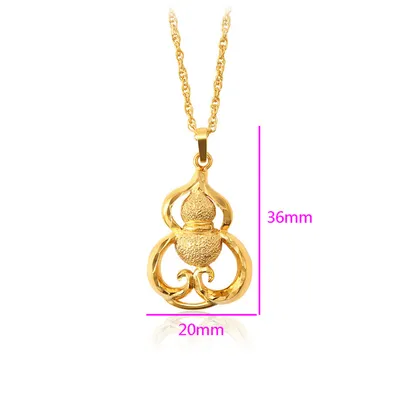 Qafore dhe varëse e flakëruar në ari 24 karatësh QV24K, 36 x 20 mm - 5