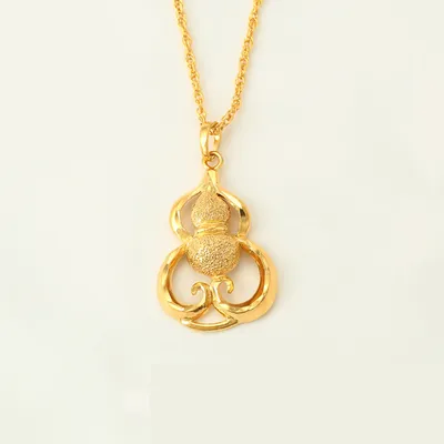 Qafore dhe varëse e flakëruar në ari 24 karatësh QV24K, 36 x 20 mm - 7