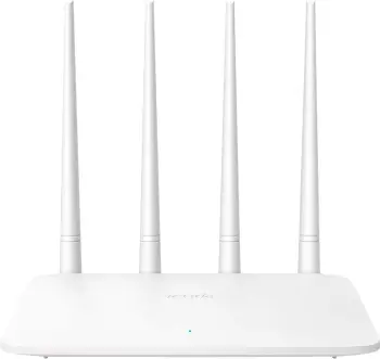 Wireless Ruter Tenda F6 N300 / 300Mbps / 2.4GHz / 4xAntena 5dBi / I bardhë