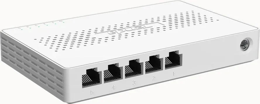 Switch Tenda SM105, 5 porta, i bardhë - 1
