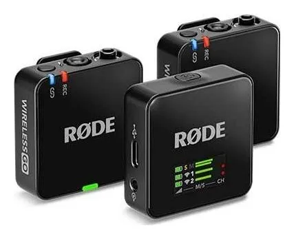 Mikrofon pa tela RODE Wireless GO, WIGOGEN3, i zi - 1