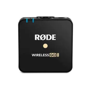 RODE Wireless GO II TX Transmitter/Recorder for Wireless GO II System (2.4 GHz, Black)