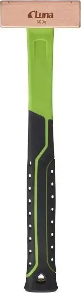 Çekiç Luna SHCU, kokë bakri 600g, bisht fiberglass, portokalli