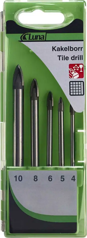 Set i majeve shpuese Luna 232180109, 5 copë