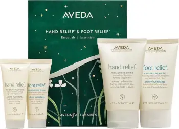 Set kremrash për duar dhe këmbë Aveda Hand Relief & Foot Relief për femra, 4 copë
