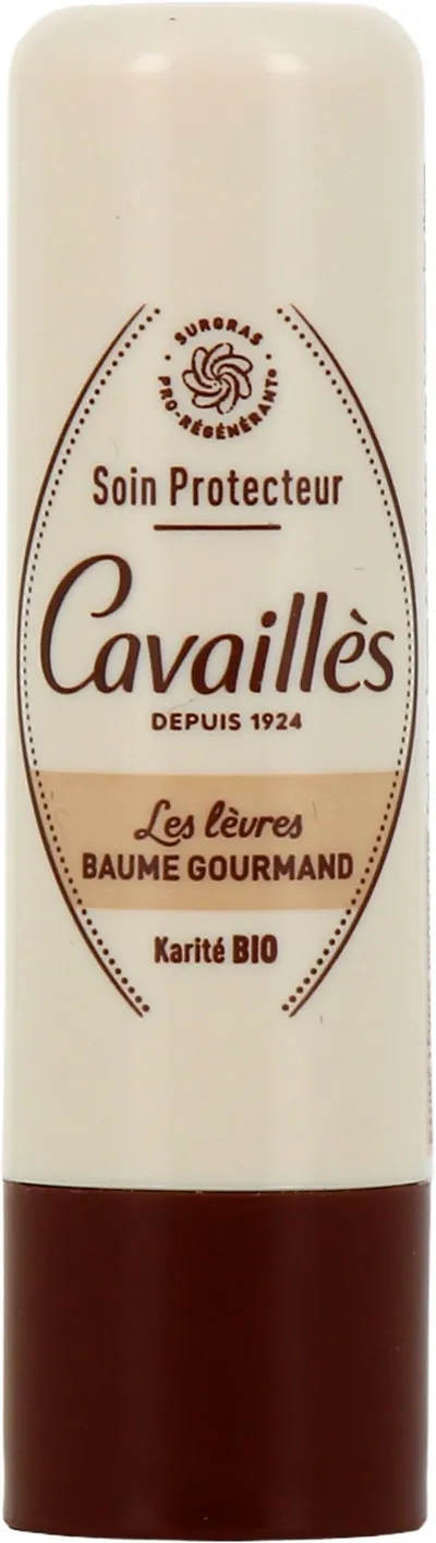 Balsam buzësh Cavaillès Gourmand Protector, 5.5ml, hidratues, transparent - 1