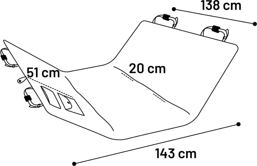 Hamak makine për qen Flamingo - 5