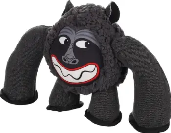 Lodër gorilla e zezë për qen Flamingo