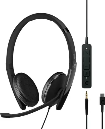 Kufje EPOS Sennheiser ADAPT 165 USB-C II, Stereo, të zeza