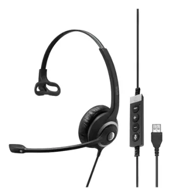 Kufje EPOS | SENNHEISER IMPACT SC 230 USB MS II, monaurale, të zeza