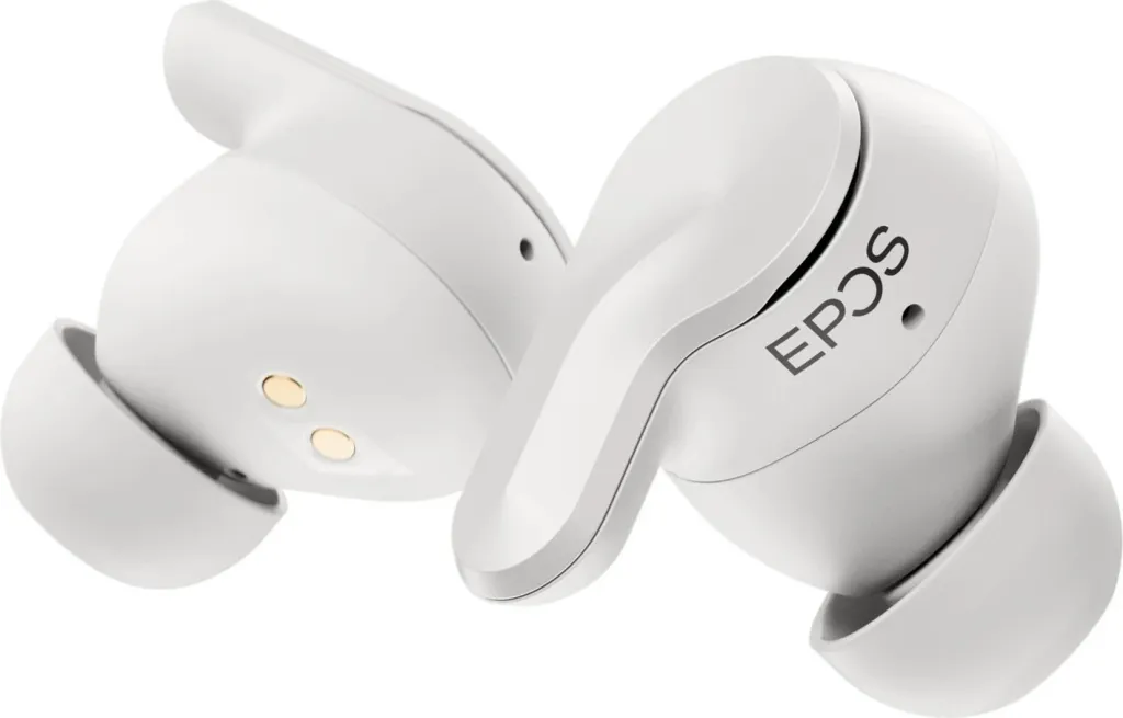 Kufje Bluetooth EPOS Adapt E1, in ear, ANC, të bardha - 2