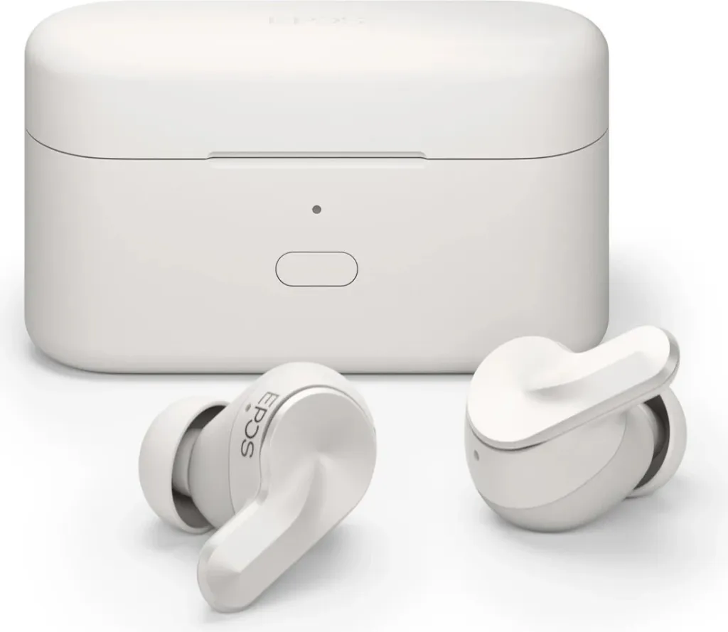 Kufje Bluetooth EPOS Adapt E1, in ear, ANC, të bardha - 4