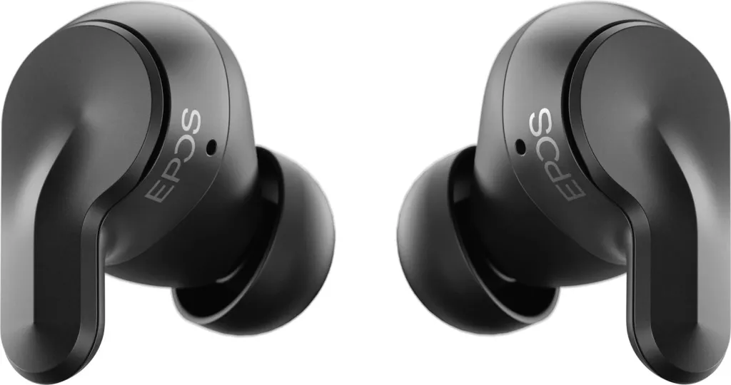 Kufje EPOS ADAPT E1TWS, True Wireless, Bluetooth 5.3, të zeza, me kuti karikimi - 1