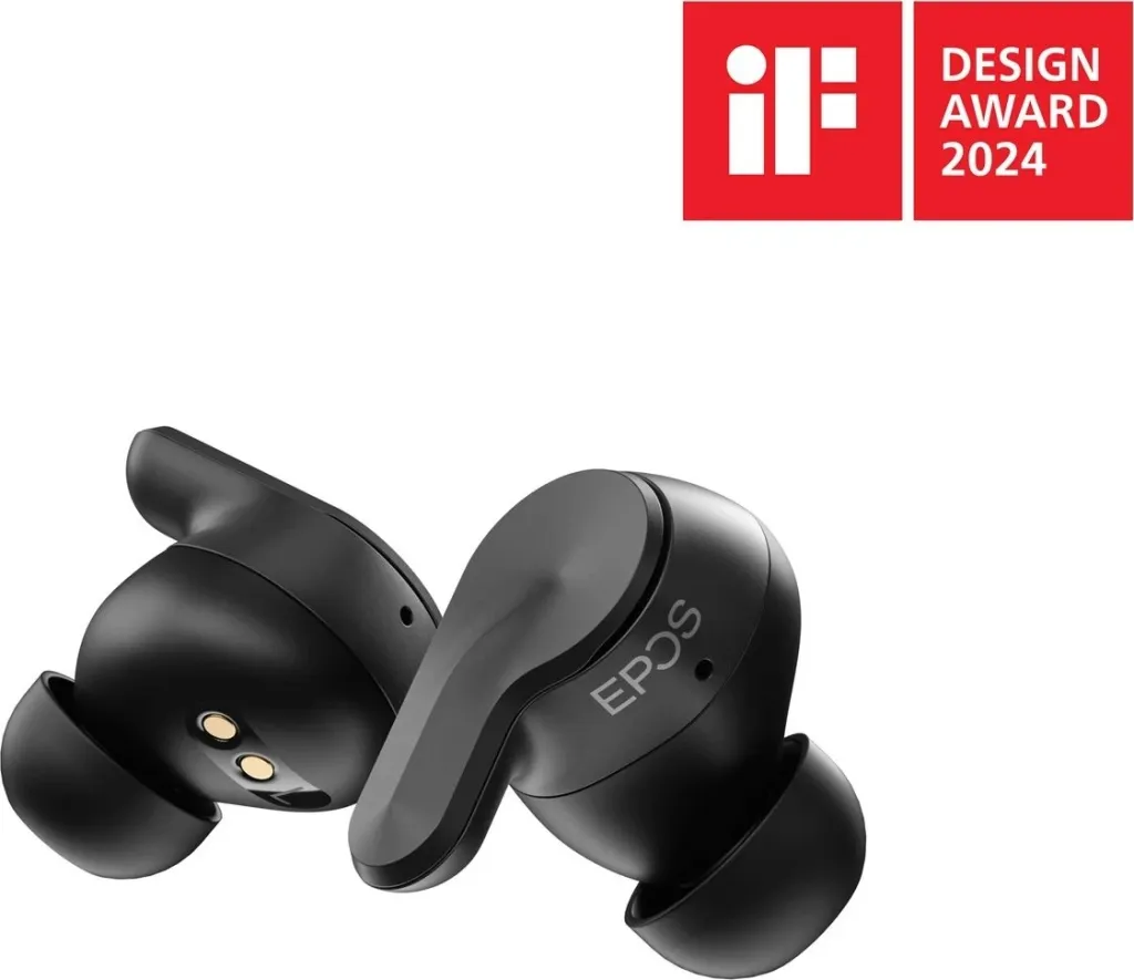 Kufje EPOS ADAPT E1TWS, True Wireless, Bluetooth 5.3, të zeza, me kuti karikimi - 21