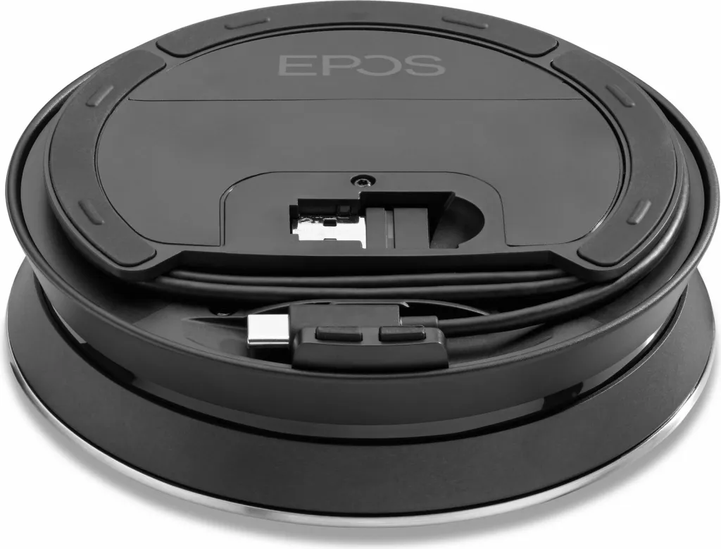 Altoparlant EPOS EXPAND SP 30T BT, speakerphone, Bluetooth, i zi/argjendtë - 2