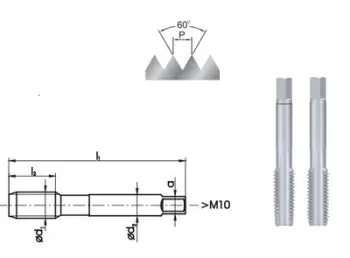Burgi Fanar Hand Tap, M18, 2 copë