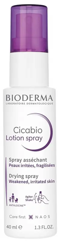 Sprej riparues Bioderma Cicabio Spray Lotion, 40ml
