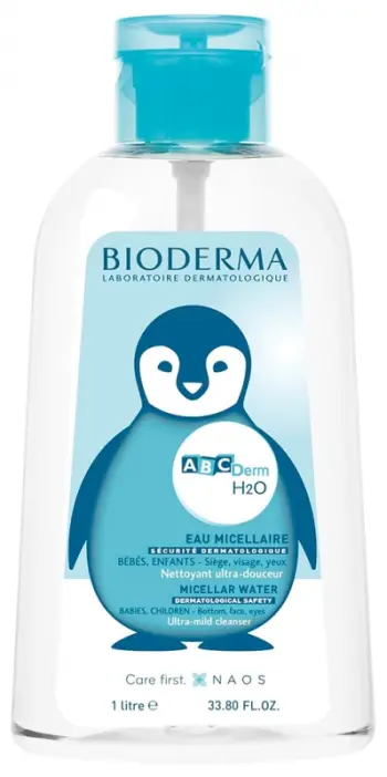 Ujë micellar për bebe Bioderma ABC Derm H2O, 1L