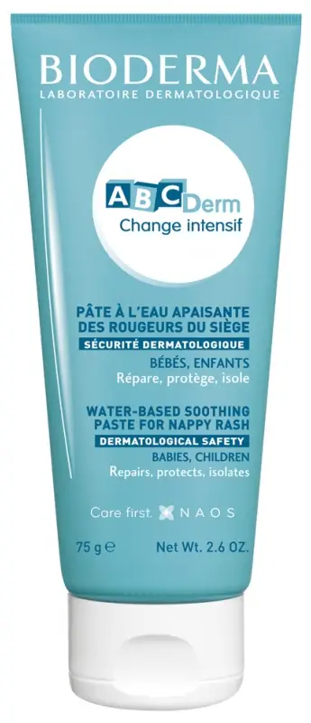 Pastë qetësuese për bebe Bioderma ABC Derm Change Intensif, 75g