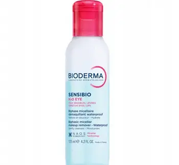 Largues grimi bifazik për sy dhe buzë Bioderma Sensibio H2O Eye, 125ml