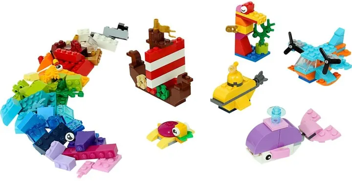 Set LEGO® Classic 11018 Creative fun in the ocean, 333 pjesë - 2