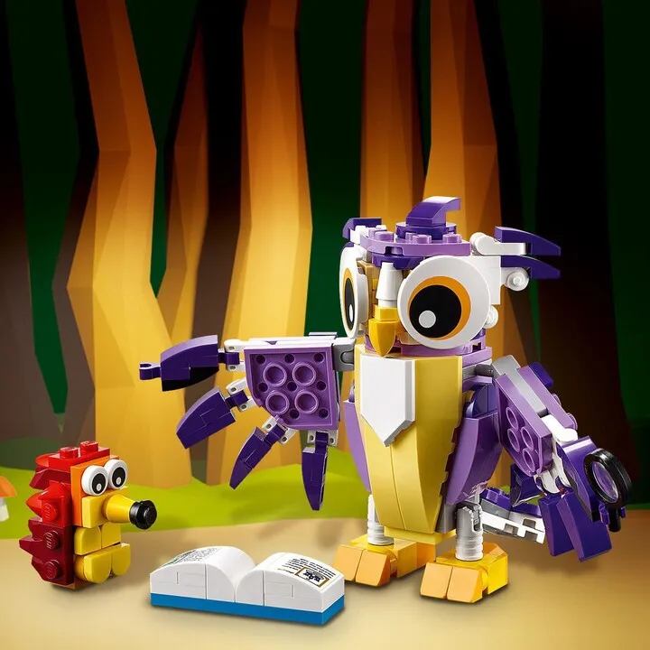 Set LEGO® Creator 3in1 31125 Magic Forest Animals, 175 pjesë - 3