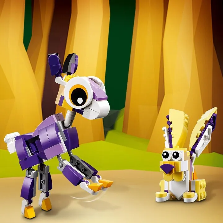 Set LEGO® Creator 3in1 31125 Magic Forest Animals, 175 pjesë - 4