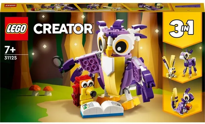 Set LEGO® Creator 3in1 31125 Magic Forest Animals, 175 pjesë - 6