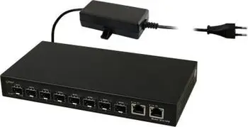 Switch optik Pulsar SFG10F8, 8x SFP, 2x RJ45, gri