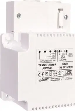 Furnizues energjie Pulsar AWT 500, 50VA, 16V 18V 20V, për shinë DIN