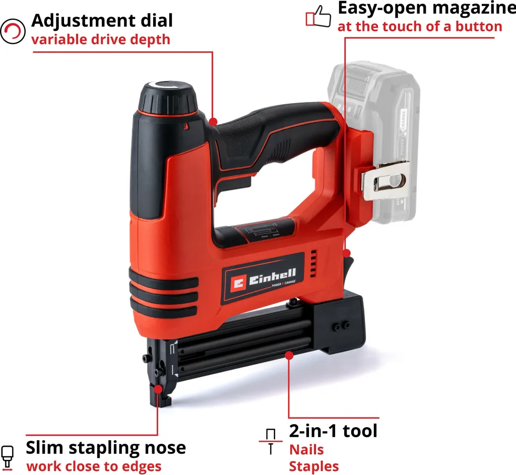 Kapëse elektrike Einhell TE-CN 18 Li Solo, pa kabllo, e kuqe - 2