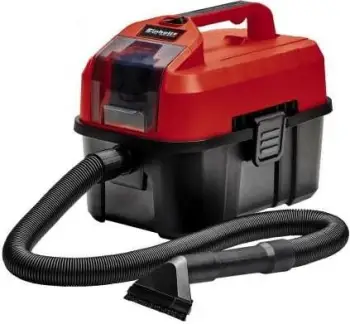 Fshesë me korrent Einhell TE-VC 18/10 Li-Solo, 10L, pa kabllo, e zezë/kuqe