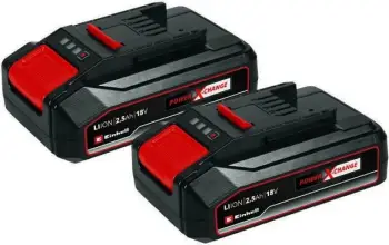 Bateri Einhell Power X-Change 2.5Ah 18V set 2 copë zi/kuqe