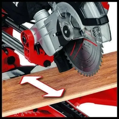 Sharre këndore Einhell TC-SM 2131/1 Dual, 1800W, disk 210mm, e kuqe - 6