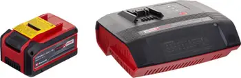 Set baterie dhe karikuesi Einhell Starter Kit 4512143, 18V, 4 6Ah, i kuq e zi