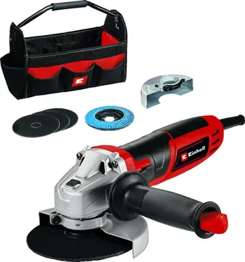 Brusilë këndore Einhell TC-AG 125/850 Kit, 850W, disk 125mm, me çantë