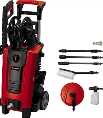 Zorrë me presion të lartë Einhell, 1.9 kW, 5 m, 140 bar, 420 l / h