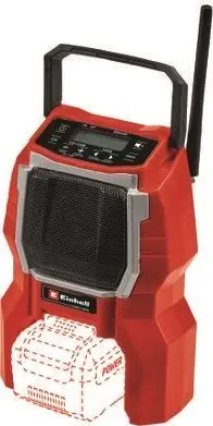 Radio pa kabllo Einhell TC-RA 18 Li BT, 18V, AM FM, e zezë e kuqe