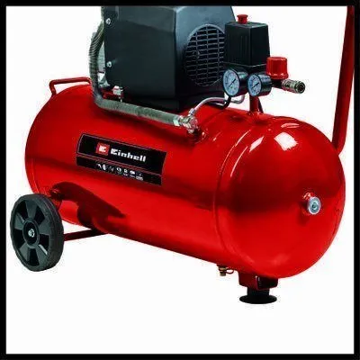 Kompresor ajri Einhell TC-AC 190/50/8, 1500W, depozitë 50L, i kuq e zi - 4