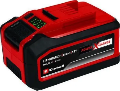 Bateri Einhell Multi-AH PXC Plus, 18V, 4-6Ah, e zezë - 1