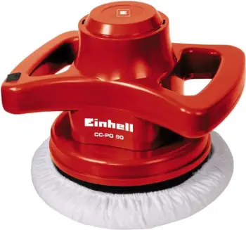 Lustrues rrotullues Einhell CC-PO, 90 W, i kuq