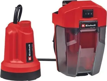 Pompe zhytëse pa kabllo Einhell GE-SP 18 LL Li Solo, 18V, 4500 l/orë, e kuqe e zezë