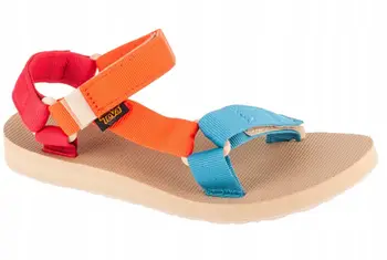 Sandale femrash Teva Original Universal W, shollë EVA, mbyllje me shul, gri