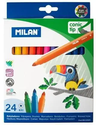 Set i flamasterëve Milan WIKR-1026636, 5mm, 0.75cm, shumëngjyrësh