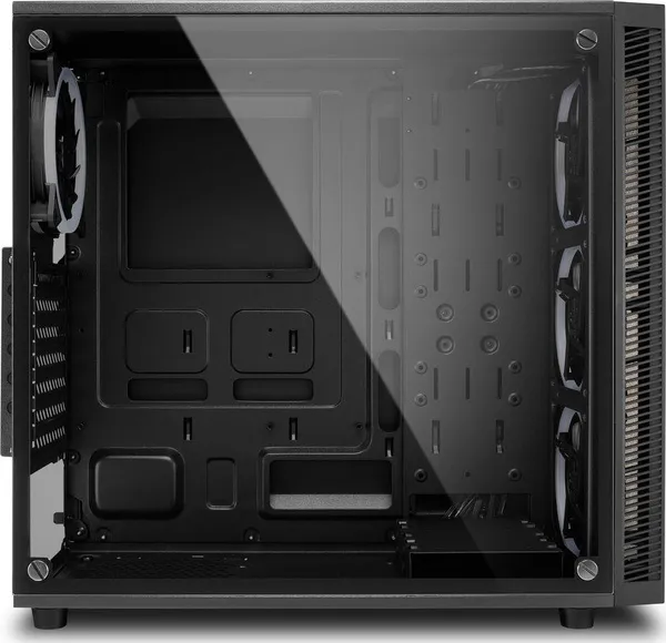 Kasë Sharkoon Sharkoon TG4M RGB ATX, e zezë - 4