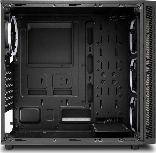 Kasë Sharkoon Sharkoon TG4M RGB ATX, e zezë - 5