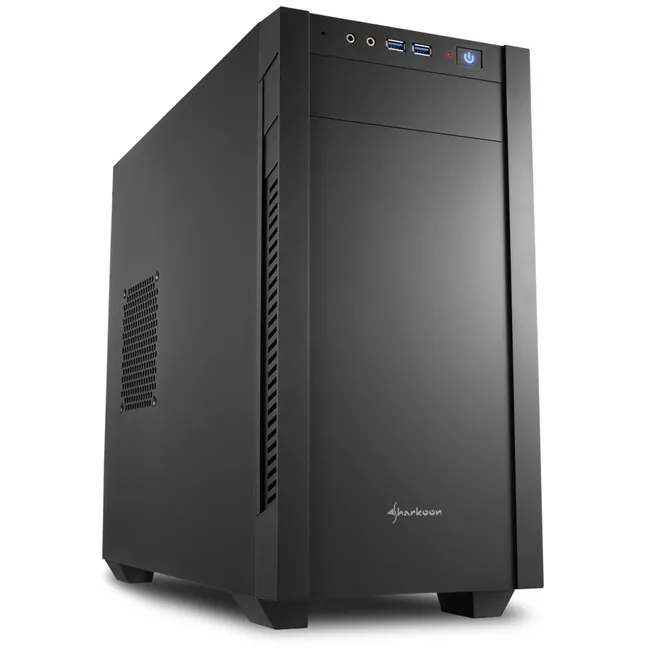 Kasë Sharkoon S1000 MIDI Tower – Zezë - 1