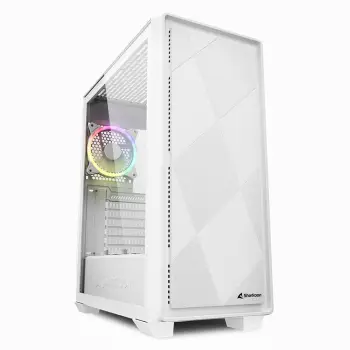 Kasë Midi Sharkoon VS8 RGB – Bardhë