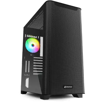 Kasë Midi Sharkoon M30 RGB – Zezë